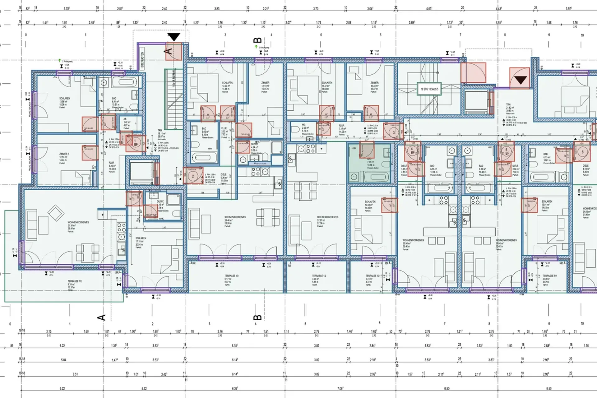 Drywall Takeoff: Wall Areas to DIN 18340 Automatically from the Plan